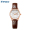 (Ночной свет) Белые кожаные ремни G01D - женские часы