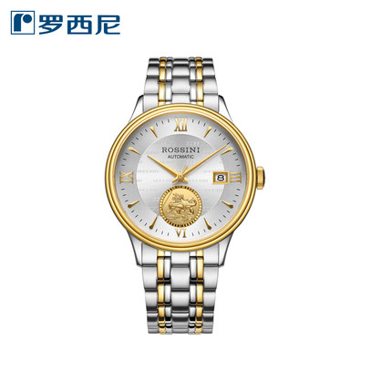 【专柜同款金表】罗西尼手表男貔貅金表自动机械正品男表9569