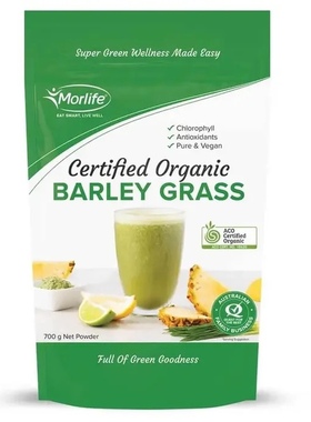 澳洲直邮morlife大麦草粉膳食纤维营养补充剂