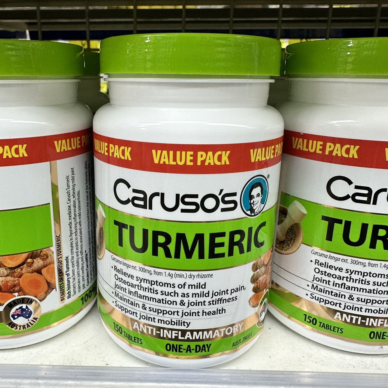 Caruso's Turmeric 卡鲁索姜黄素150粒包装