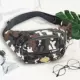 Камуфляжная зеленая поясная сумка