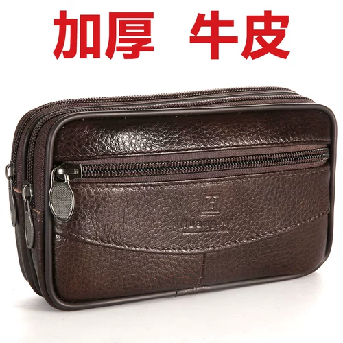 Кожаный мобильный телефон, поясная сумка, универсальный ремень, из натуральной кожи