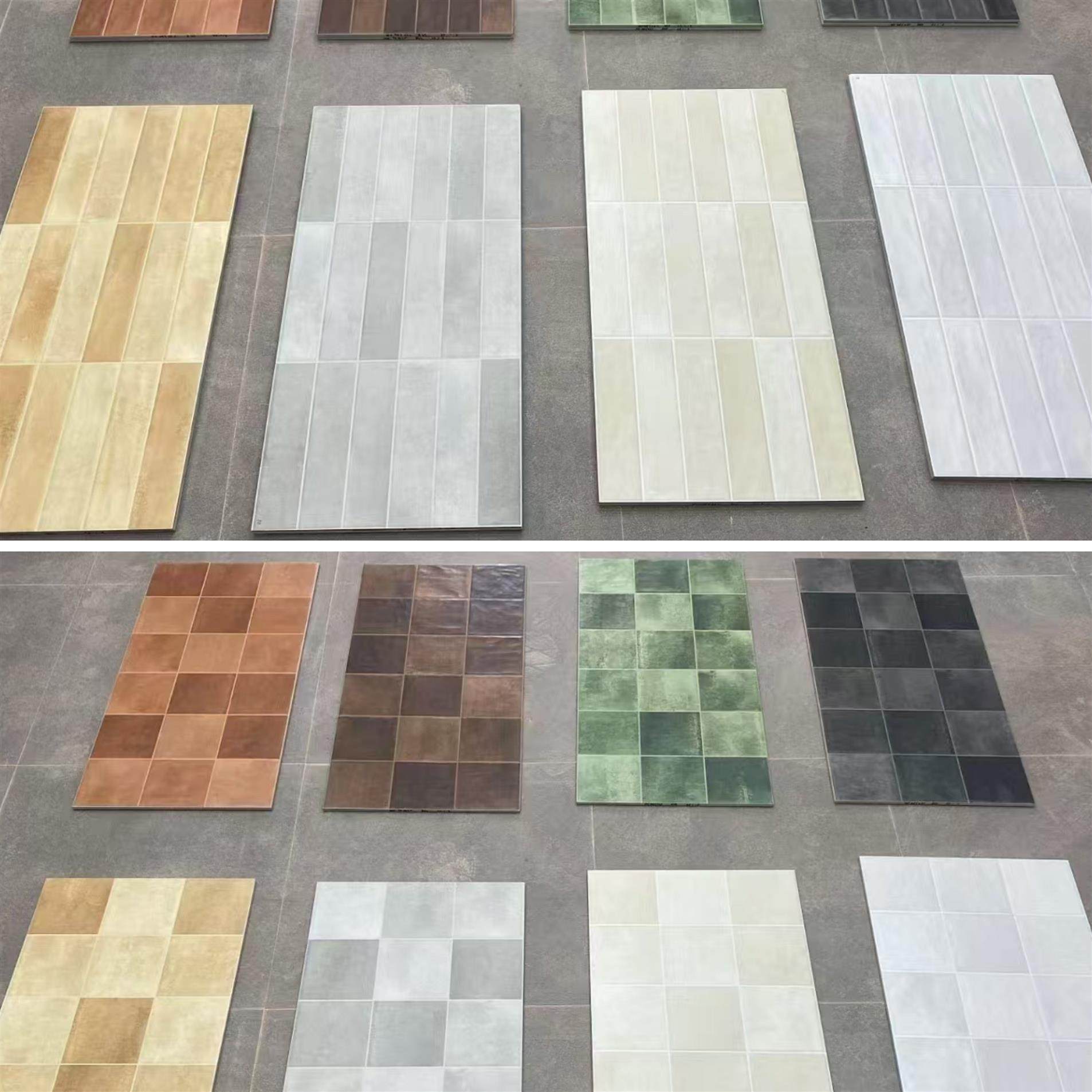 浴室厕所400x800十八格墙砖服装餐饮汉堡包店黑白灰黄咖啡绿色砖,家装主材,仿大理石瓷砖,淘宝优惠券,粉丝福利购,淘宝优惠卷