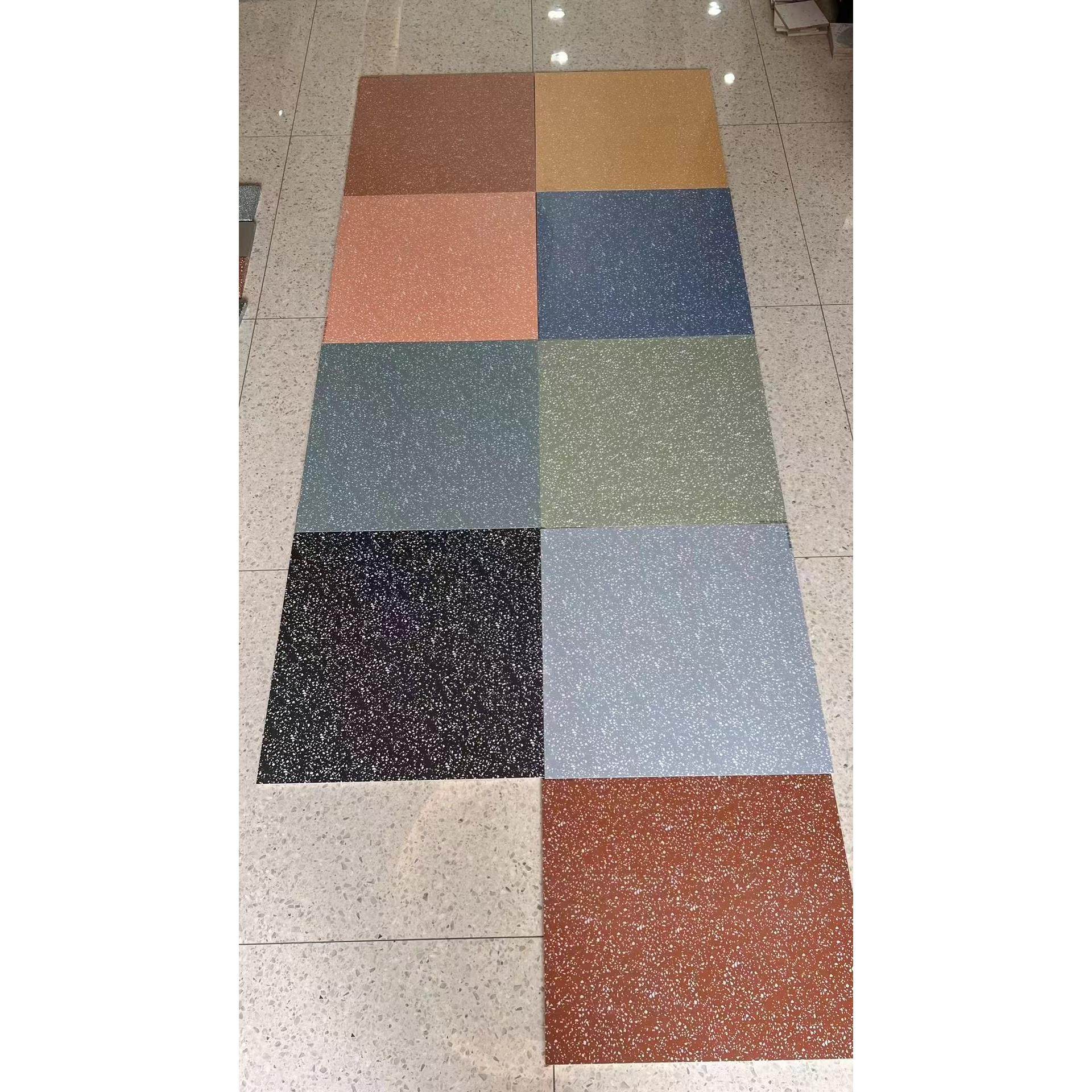 面包蛋糕咖啡茶饮店60x60彩色水磨石地砖棕橙黄粉红绿蓝黑古砖,家装主材,仿大理石瓷砖,淘宝优惠券,粉丝福利购,淘宝优惠卷