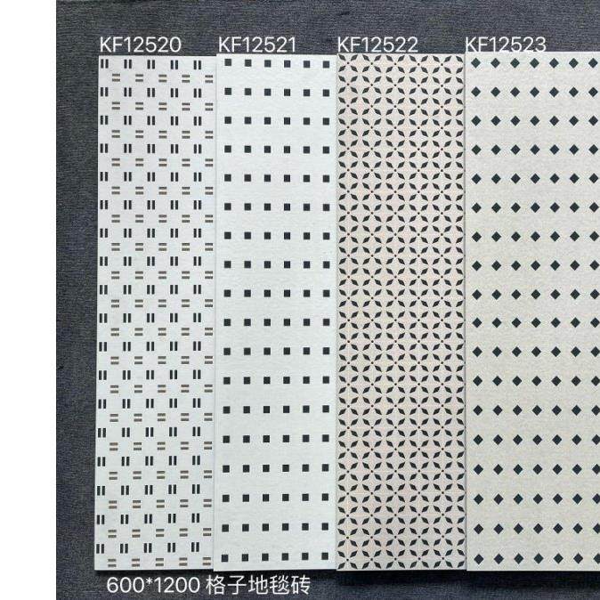 客厅书房600x1200宝格丽通体地毯砖餐厅防滑地砖黑白格布纹地板砖,家装主材,仿大理石瓷砖,淘宝优惠券,粉丝福利购,淘宝优惠卷