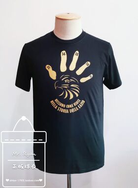 原创 12-13 拉齐奥 黑金球迷文化衫 克洛泽单场五球/五子登科代购