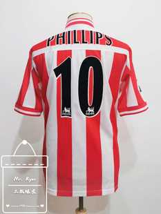 99-00 黑猫 桑德兰 主场球衣 10号 凯文.菲利普斯 联赛版