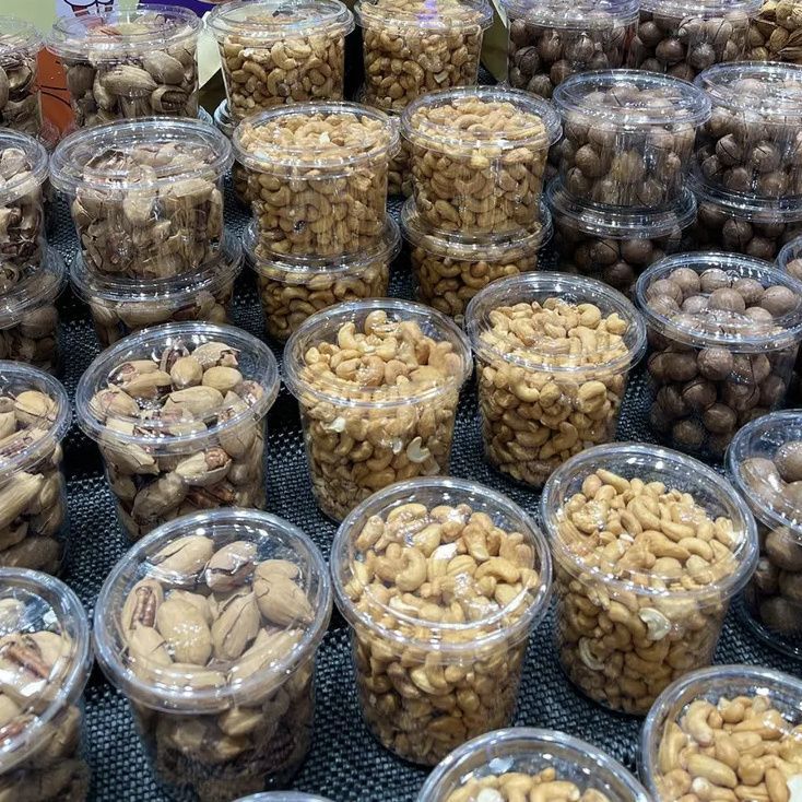 一次性塑料干果杯子透明圆形杯子