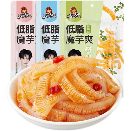 好巴食低脂魔芋爽纤维素毛肚辣条