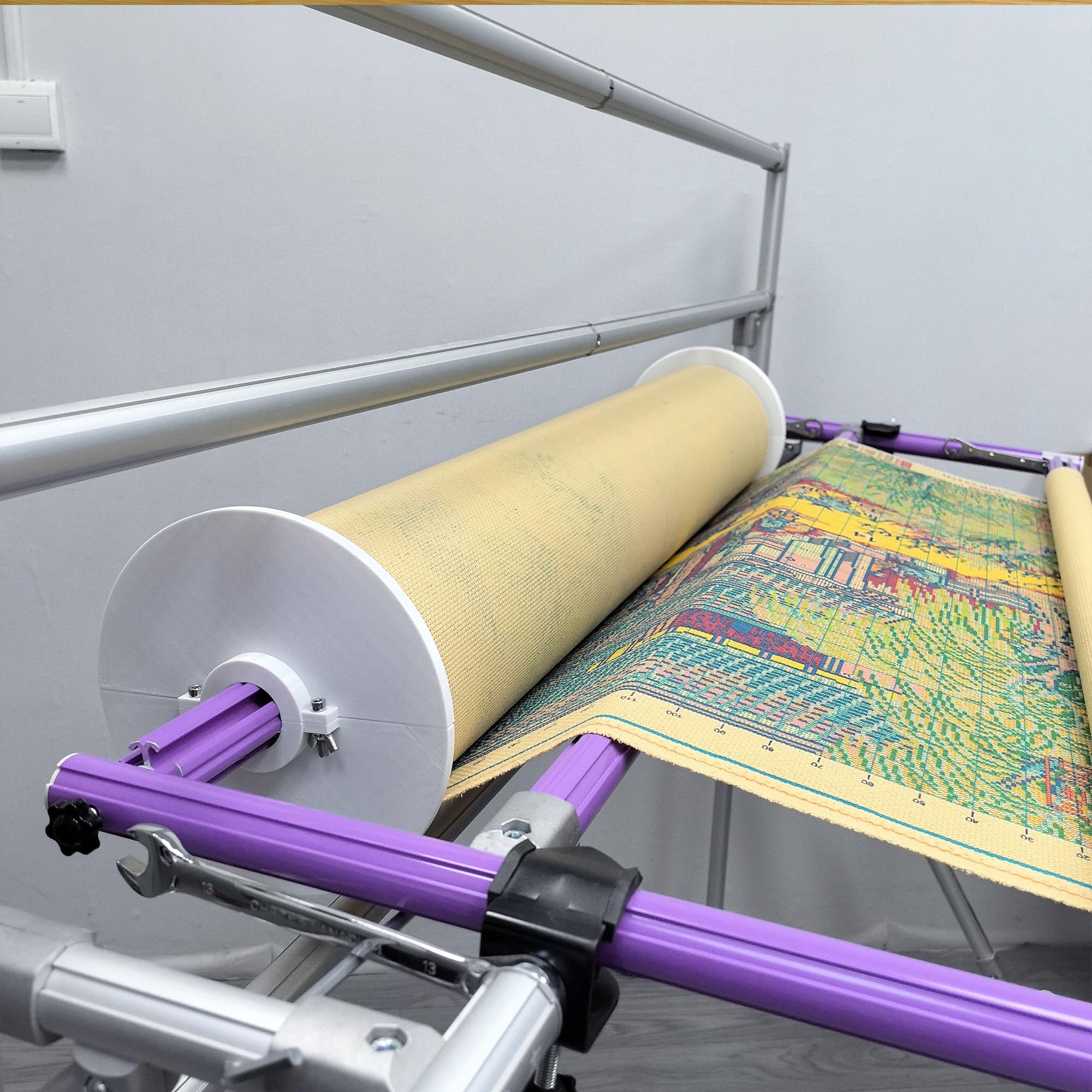 【侣约绣艺】十字绣绣绷专用卷布圆盘28mm35mm绣绷及重型棘轮绷用