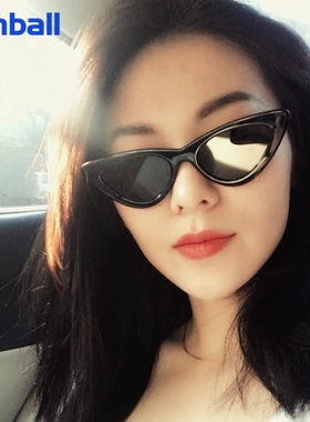 音乐节街拍备用猫眼女欧美范墨镜