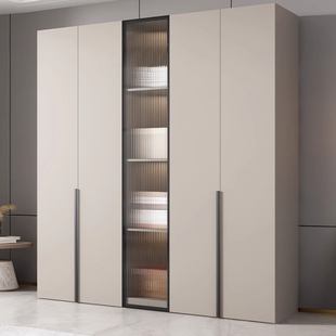 全屋定制衣柜工厂定做卧室家用实木整体衣柜一门到顶尺寸定做衣橱