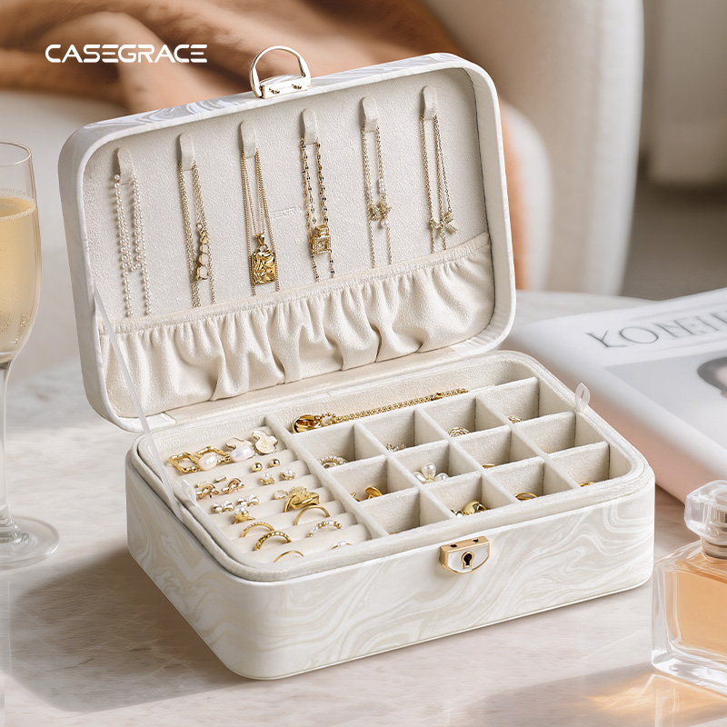 【佳绮推荐】高档精致黄金首饰盒