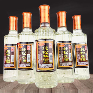 松子酒云南特产酒南中纯松子酒清香型酒露酒 400mLX6瓶42度包邮