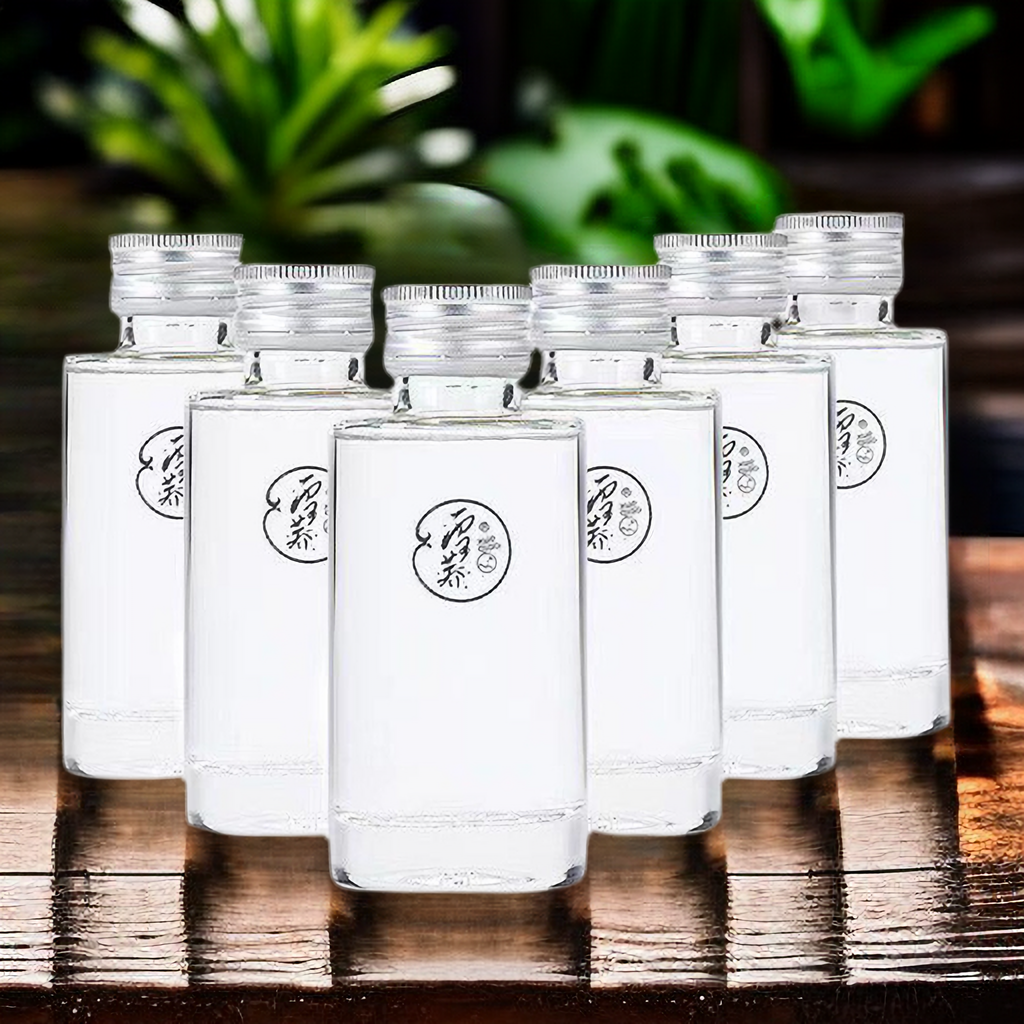 云南特产酒雪荞酒小荞酒苦荞酒125mlx6瓶50度原浆洞藏清香型酒