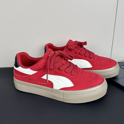 高颜值百搭男鞋小众美式休闲板鞋