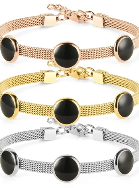 气质风潮冷淡风 ing风百搭手链 钛钢手镯 欧美跨境热卖手饰品