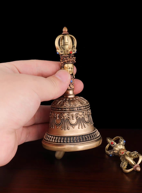 藏式纯铜五股金刚铃杵室