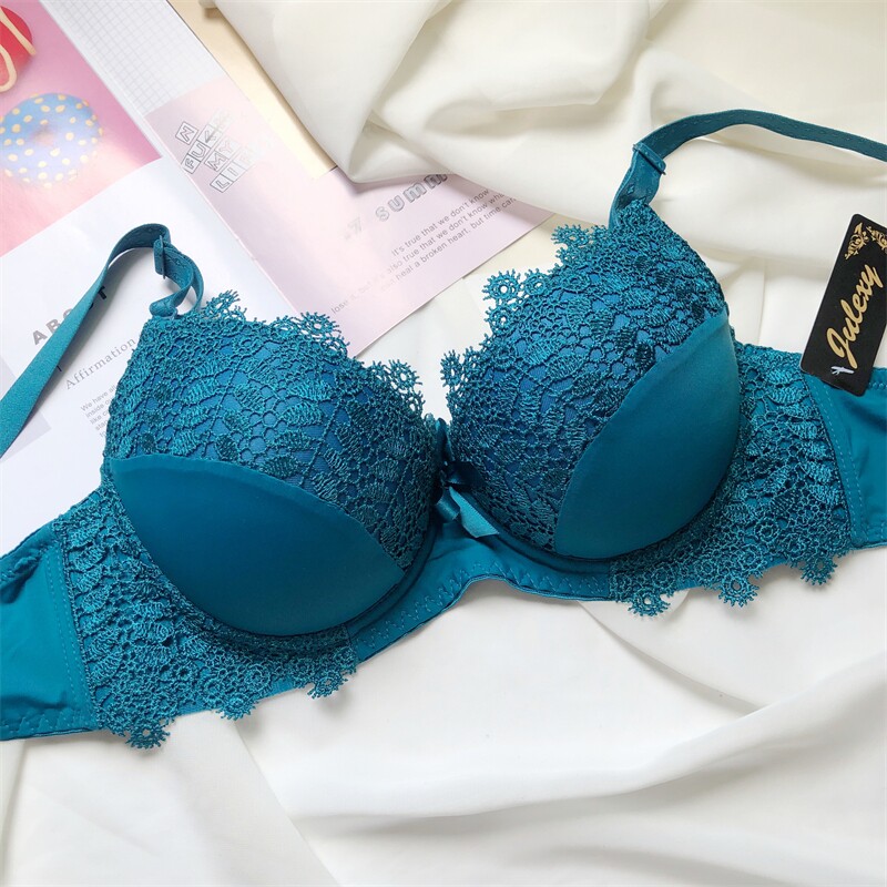 欧美胖MM大码厚杯文胸女聚拢托高上托调整型大胸显大性感内衣女