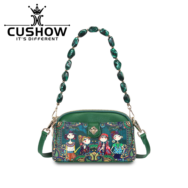 卡秀印花单肩斜挎2025新款小包