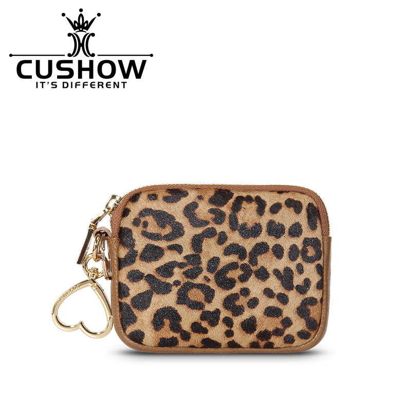 卡秀原创头层牛皮零钱包女2026新款豹纹马毛多功能口红卡片钥匙包,箱包皮具/热销女包/男包,证件包,淘宝优惠券,粉丝福利购,淘宝优惠卷