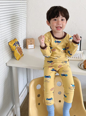 加厚棉毛衫秋衣儿童纯棉儿童内衣