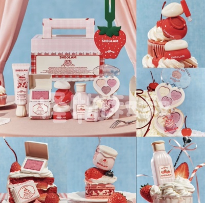 甜心草莓蛋糕！sheglam情人节