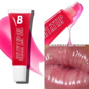 现货beautybay有色唇膏唇蜜唇彩唇油lip啫喱护唇水润cherry10ml