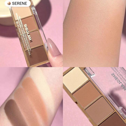 口袋迷你sheglam四色眼影盘