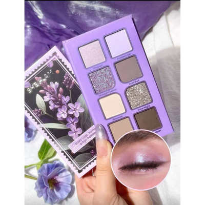 Sheglam薰衣草紫八色眼影