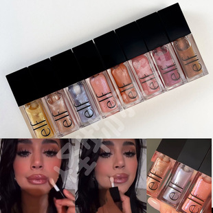 滋润嘟嘟唇淡化丰盈闪亮 唇釉唇油保湿 现货elf新色Glow Reviver