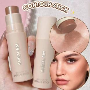 现货sheglam修容棒立体自然soft tan灰调膏体面部修饰轮廓