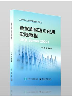 正版图书数据库原理与应用实践教程（SL Server 2022）主编罗养霞 著电子工业出版社/教材/教辅//教材/大学教材纸质书籍