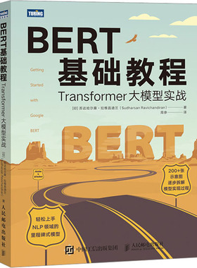 正版图书BERT基础教程 Transformer大模型实战(印)苏达哈尔桑·拉维昌迪兰 著 周参 译人民邮电出版社