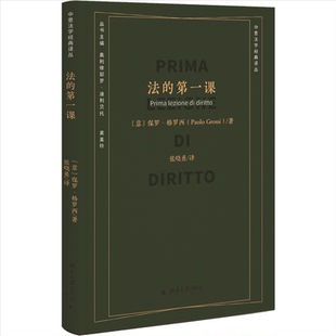 正版图书法的课保罗·格罗西（Paolo Grossi） 著, 张晓勇 译北京大学出版社书籍\/杂志\/报纸/法律/学理纸质书籍