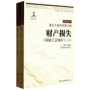 主编 正版 中国抗战大后方历史文化丛书唐润明 同业工会部分上下重庆大轰炸档案文献 章开沅重庆 图书财产损失