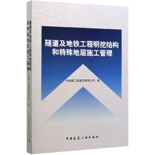 李天虹 正版 责编 丁睿 武晓涛中国建筑工业 图书隧道及地铁工程明挖结构和特殊地层施工管理编者