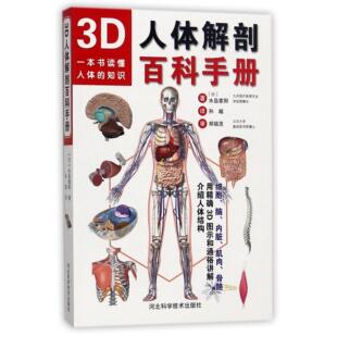 图书3D人体解剖百科手册 孙越河北科技医学卫生 日 译者 外科学纸质书籍 水岛章阳 正版