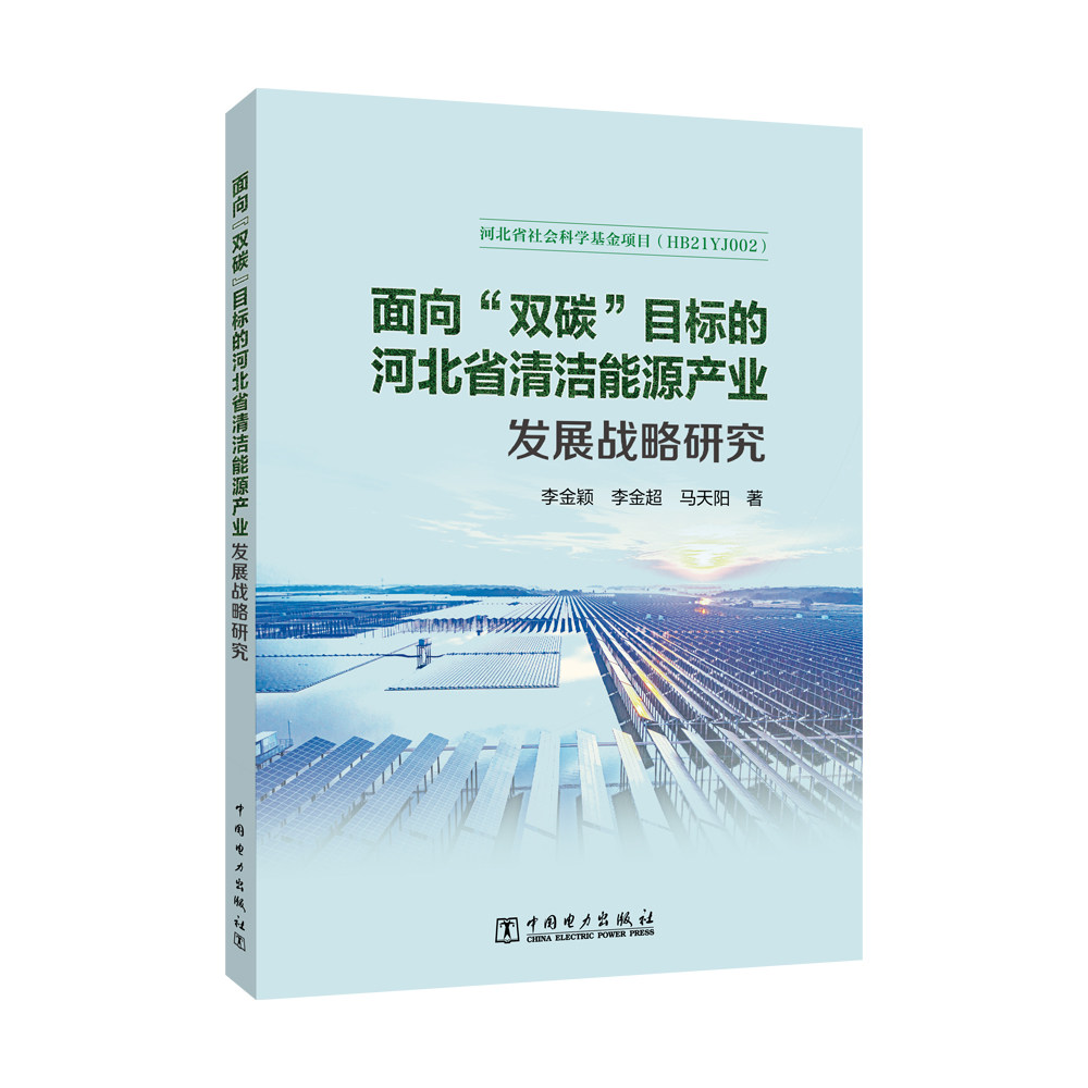 正版图书面向“双碳”目标的河北省清洁能源产业发展战略研究李金颖 李金超 马天阳 著中国电力出版社