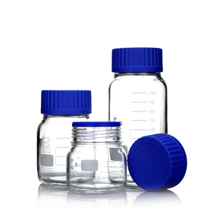 DURAN 肖特广口试剂瓶蓝盖大口250 500 1000 2000 5000ml德国进口玻璃试剂瓶10L肖特瓶