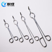 60CM 高温电炉夹子 实验室用瓷坩埚夹子 304不锈钢坩埚钳20 方形马弗炉钳子