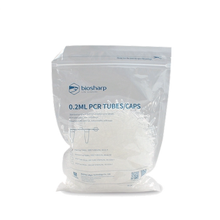 biosharp 塑料离心管0.2ml PCR管 PP材质耐高温高压灭菌离心管平盖BS-02-P/鼓盖BS-02-PD 1000只/包