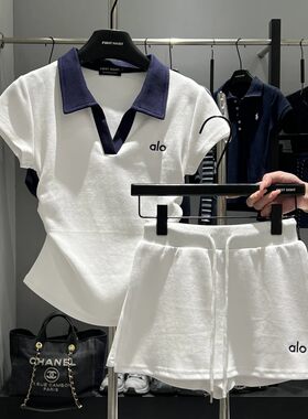 2026夏季女POLO衫裙裤两件套