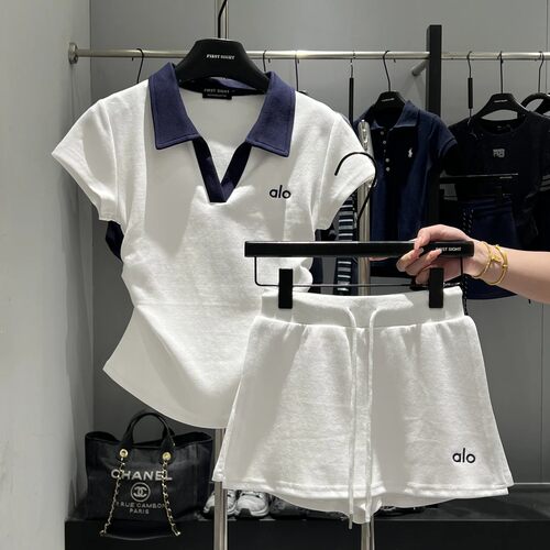 2026夏季女POLO衫裙裤两件套