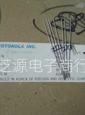 稳压二极管摩托罗拉 M标 1N4753A同BZX85C36  1W  36V 银白色金封
