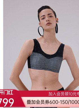 爱慕·CHUANG素纹3内衣女圆领无钢圈文胸CA172041