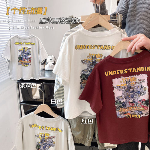 个性卡通短袖T恤宽松舒适