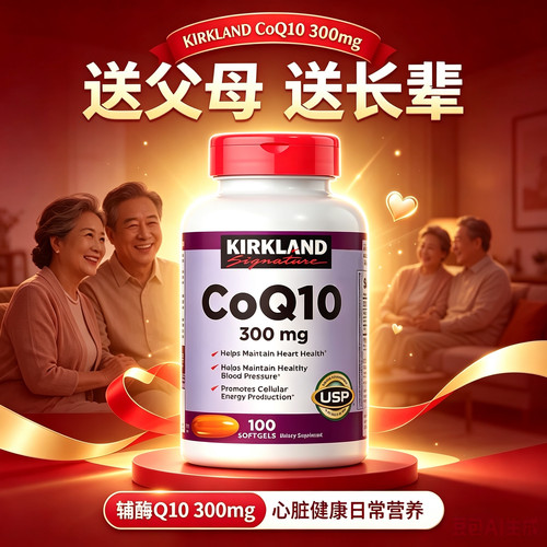 柯克兰辅酶Q10软胶囊原装进口