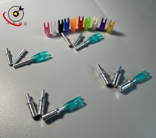 弓箭尾防打钉全规格防爆钉尾座铝钉防追尾3.2/4.2/5/6.2碳素铝箭