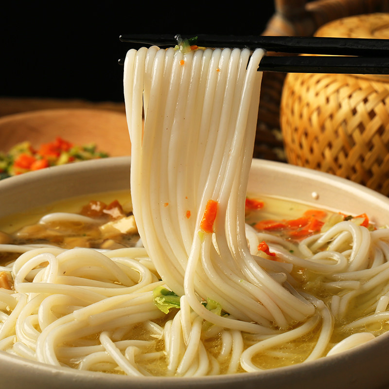 新鲜湿米线3包x270克云南昆明过桥米线即食方便早餐食品袋装包邮